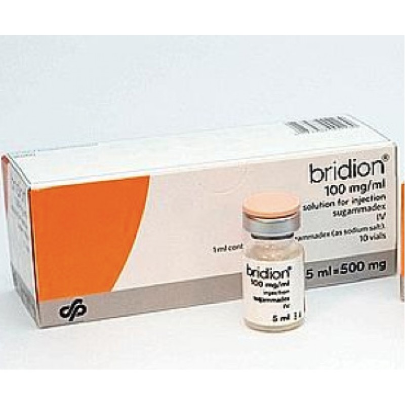 Брайдион Bridion 100MG/ML 10X5 ml