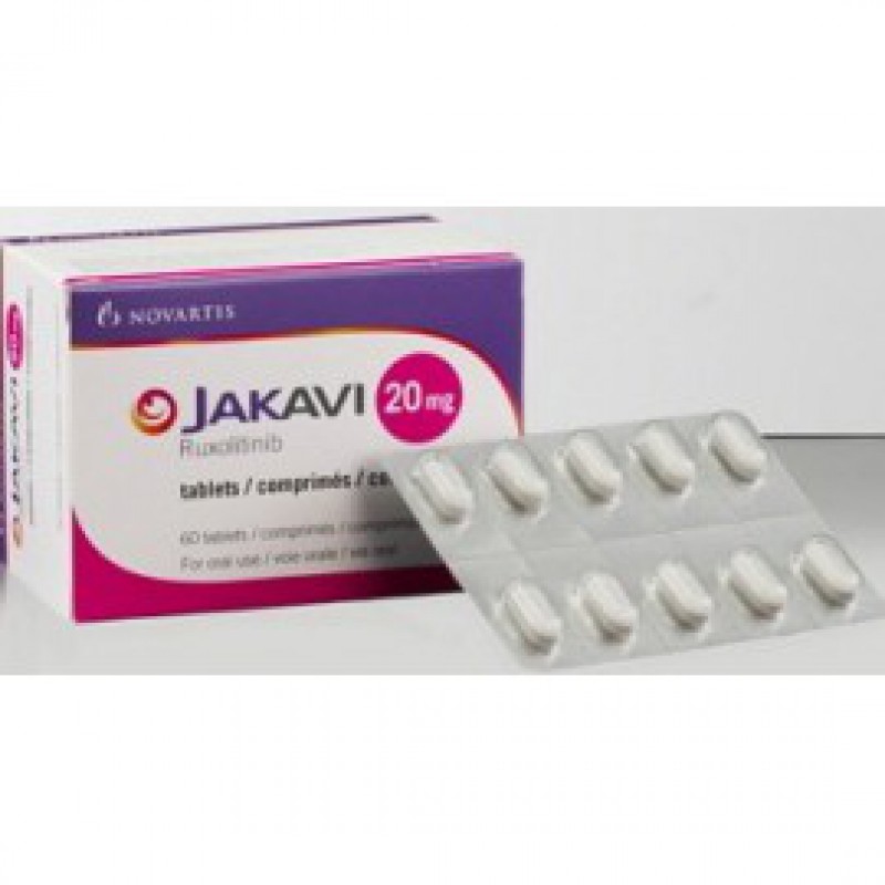 Джакави Jakavi (Руксолитиниб Ruxolitinib) 20 мг/56 таблеток