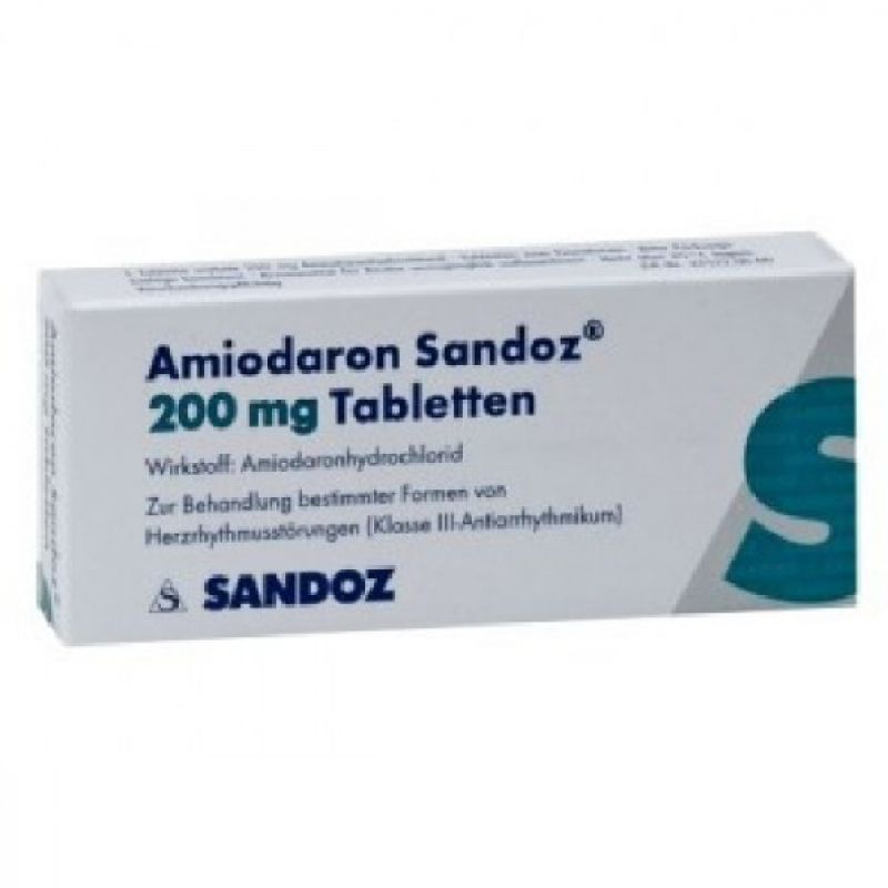 Амиодарон AMIODARONE 200 Мг - 100 Таблеток