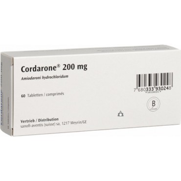 Купить Кордарон CORDARONE 200 мг - 100 Шт в Москве